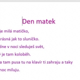 Básničky - Den matek