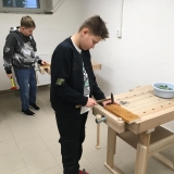 4. a .5. třída v dílně